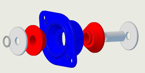 911 SS ENGINE AND TRANSMISSION MOUNTS (SR016)